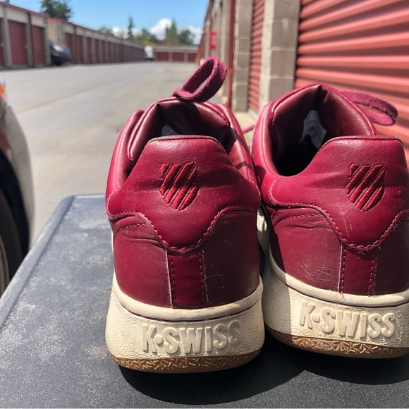 Kayswiss Classic 03343-648M Men’s Red Leather sneakers Size 11 - Picture 6 of 10